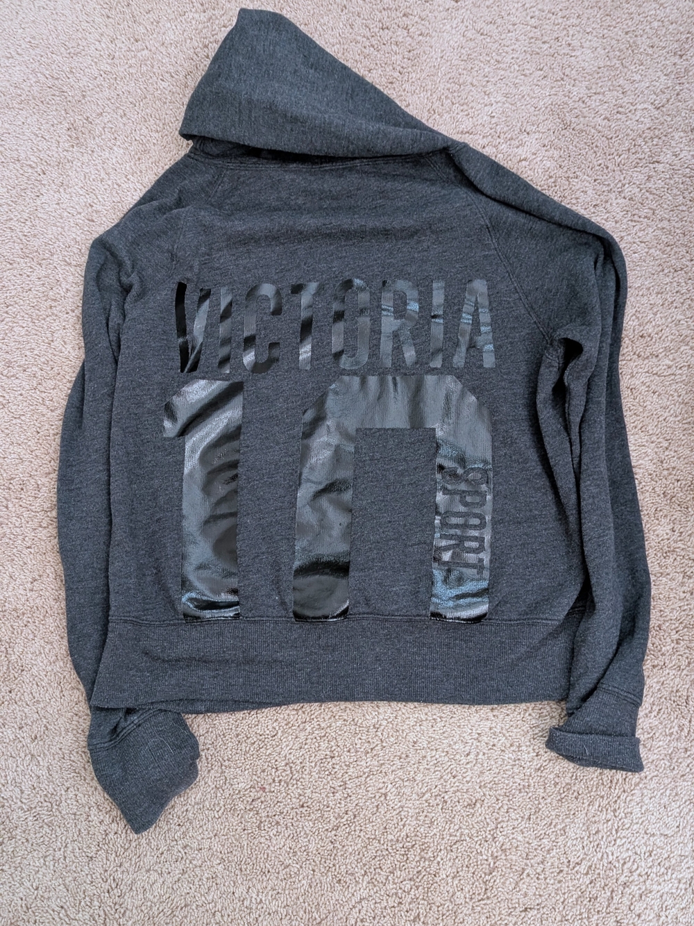 Victoria's Secret Sport Charcoal Gray Hoodie